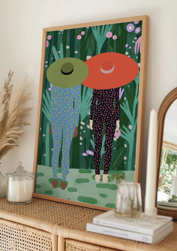 Tablou înramat „Jungle Pijamas” de Jota de jai