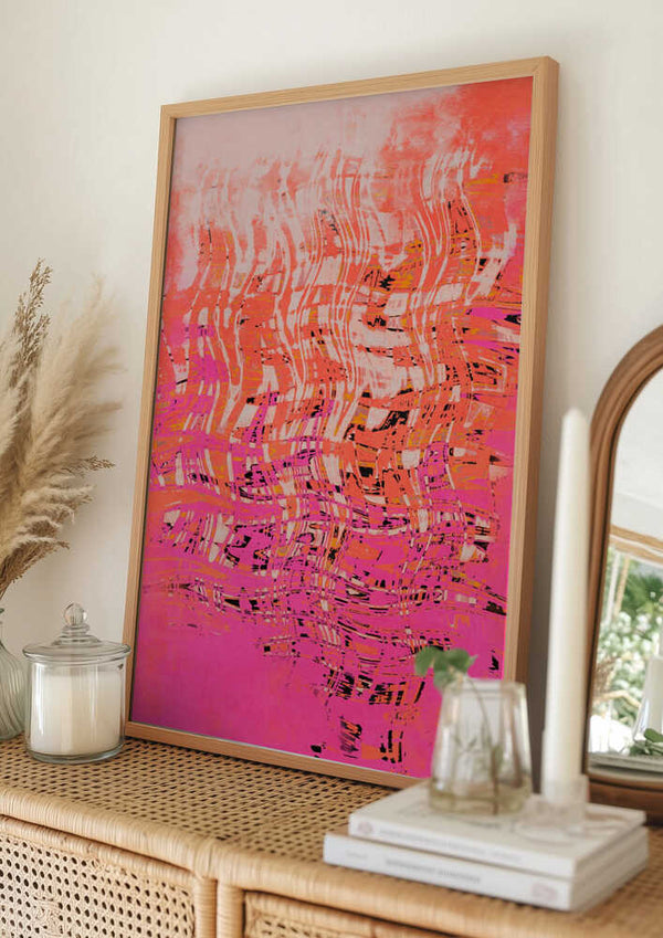 Tablou înramat „Vibrant Waves” de Treechild