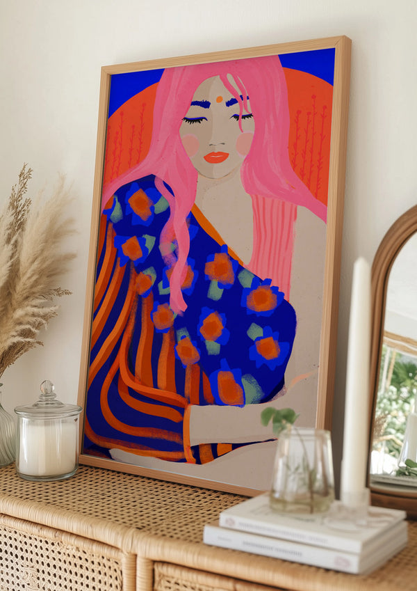 Tablou înramat „Vibrant Serenity” de Treechild