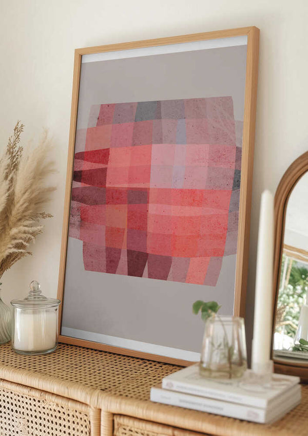 Tablou înramat „Pink Mosaic Dreams” de Treechild