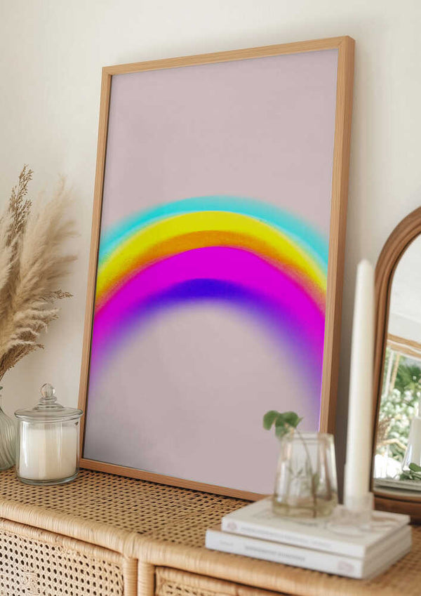 Tablou înramat „Neon Arcadia” de Treechild