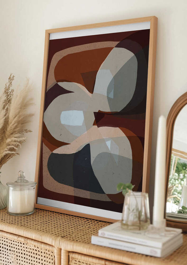 Tablou înramat „Layers of Earth” de Treechild