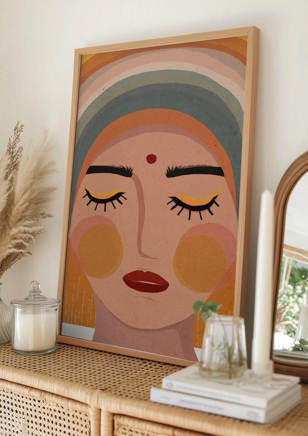 Tablou înramat „Serene Contemplation” de Treechild