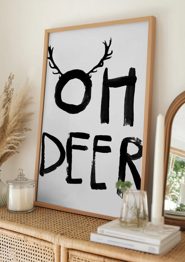 Tablou înramat „Antler Whimsy” de Treechild