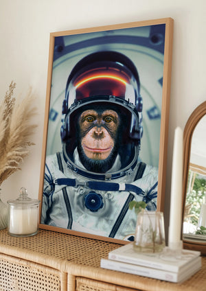 Tablou înramat „AstroMonkey” de Marcel Egger