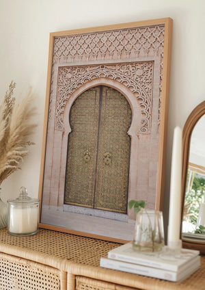 Tablou înramat „Boho Door” de Kathrin Pienaar