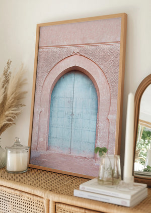 Tablou înramat „Turquoise Door” de Kathrin Pienaar