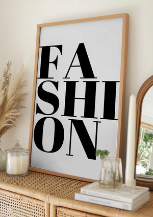 Tablou înramat „FASHION” de Kristina N. - SoulArt Shop