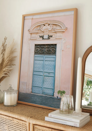 Tablou înramat „Pastel Trastevere - Rome Italy travel photography” de Raisa Zwart