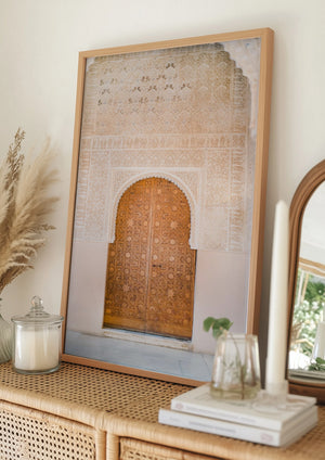 Tablou înramat „Alhambra door” de Raisa Zwart