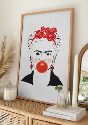 Tablou înramat „Bubblegum Icon” de Martina