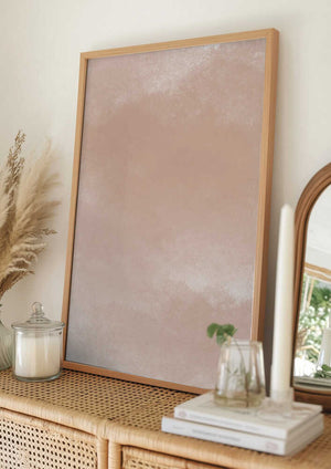 Tablou înramat „Peachy Mood” de uplusmestudio