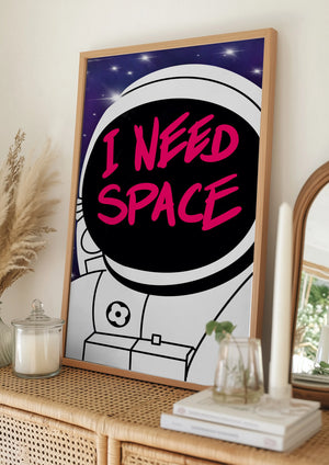 Tablou înramat „I need spece” de Tomas Härstedt