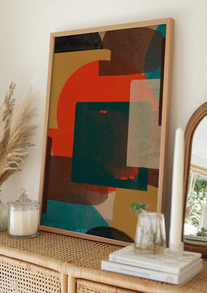 Tablou înramat „Shapes in Harmony” de THE MIUUS STUDIO
