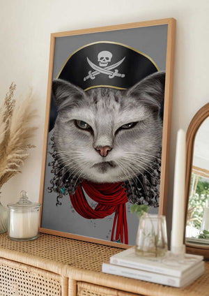 Tablou înramat „pirate” de Adam Lawless