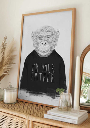 Tablou înramat „I'm your father” de Balazs Solti