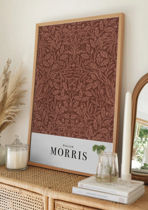 Tablou înramat „Acorns and oak leaves” de William Morris