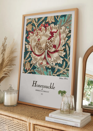 Tablou înramat „Honeysuckle” de William Morris