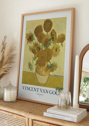 Tablou înramat „Sunflowers” de Vincent Van Gogh