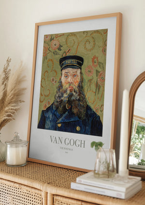 Tablou înramat „The Postman” de Vincent Van Gogh