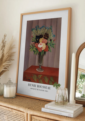 Tablou înramat „Bouquet De Fleurs 1910” de Henri Rousseau