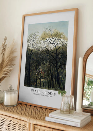 Tablou înramat „Rendezvous In The Forest” de Henri Rousseau