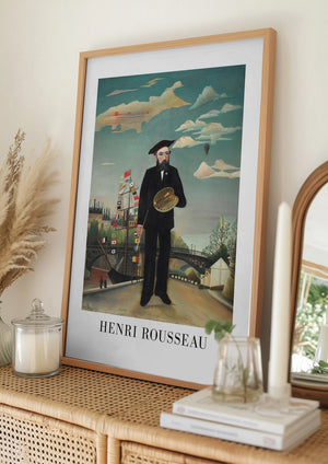 Tablou înramat „Self Portrait 1890” de Henri Rousseau