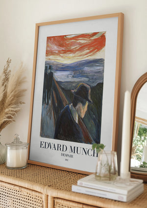Tablou înramat „Despair” de Edvard Munch