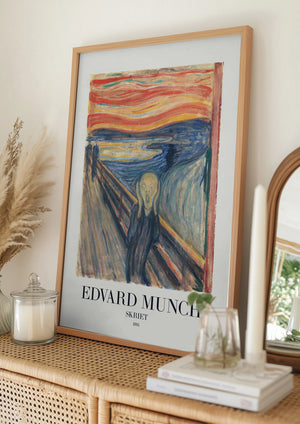 Tablou înramat „Skriet (The Scream)” de Edvard Munch