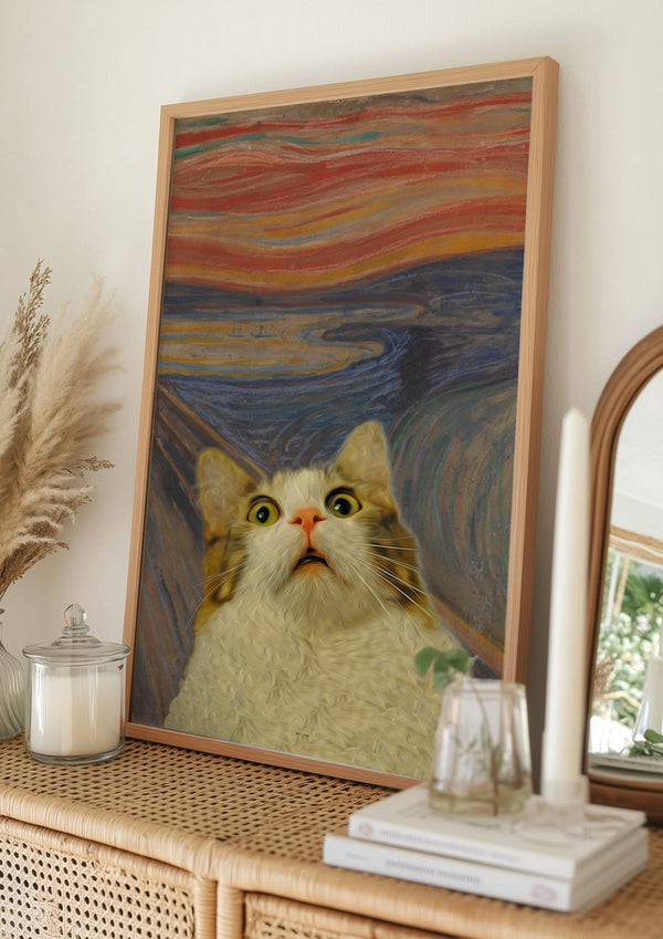 Tablou înramat „The Meow 02” de Artelele