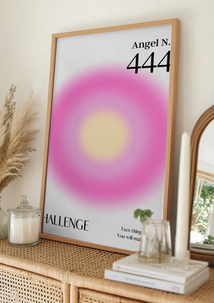 Tablou înramat „Angel Number 444” de Amélie
