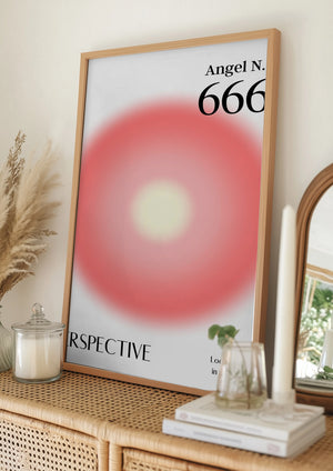 Tablou înramat „Angel Number 666” de Amélie