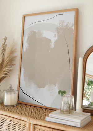 Tablou înramat „Muted Essence” de uplusmestudio