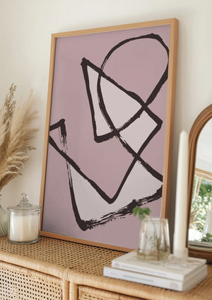 Tablou înramat „Abstract Shapes” de Pictufy Studio II