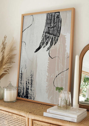 Tablou înramat „Brush strokes-2” de Sally Ann Moss