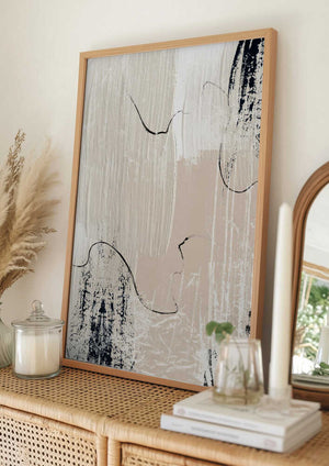 Tablou înramat „Brush strokes-1” de Sally Ann Moss