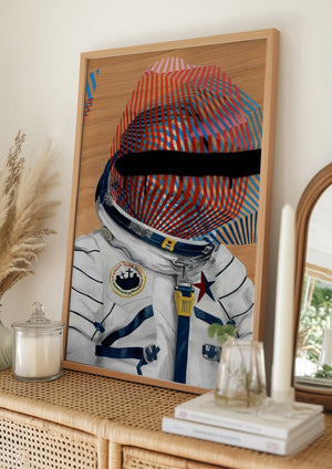 Tablou înramat „Spaceman 2” de Famous When Dead