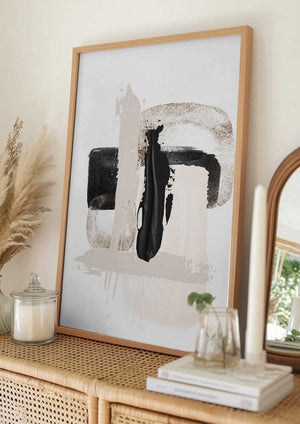 Tablou înramat „Brush Strokes-2” de Sally Ann Moss