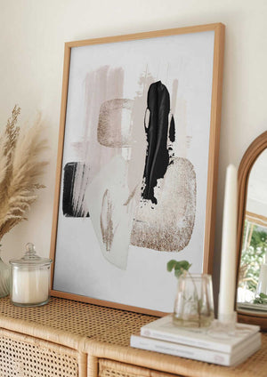 Tablou înramat „Brush Strokes-1” de Sally Ann Moss