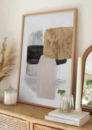 Tablou înramat „Brush Strokes-4” de Sally Ann Moss