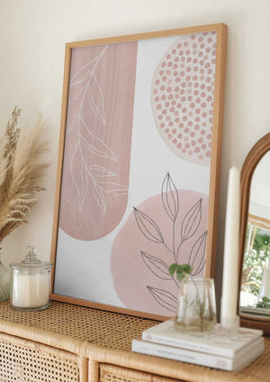 Tablou înramat „Love Pink-2” de Sally Ann Moss