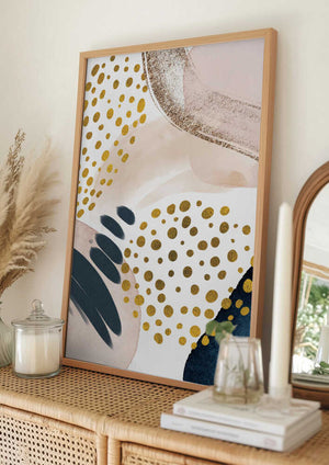Tablou înramat „Smooth Abstract-1” de Sally Ann Moss