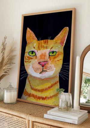 Tablou înramat „Ginger Cat” de Sharyn Bursic