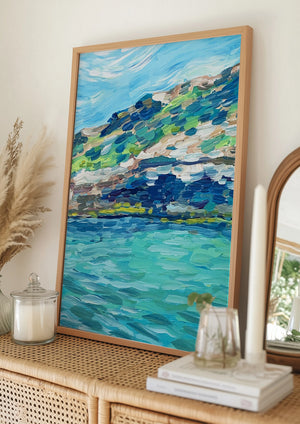 Tablou înramat „Palma” de Pauline Wegman | Key and Sea Creative