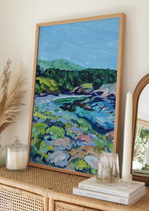 Tablou înramat „Point Lobos” de Pauline Wegman | Key and Sea Creative