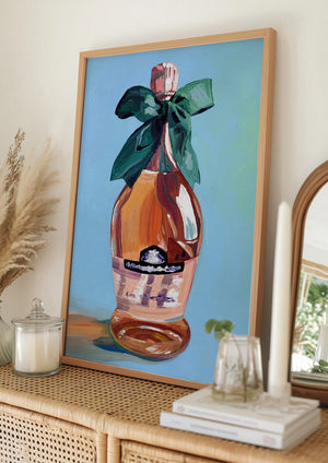 Tablou înramat „Rosé” de Pauline Wegman | Key and Sea Creative