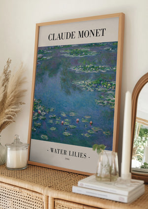 Tablou înramat „Water Lilies” de Claude Monet