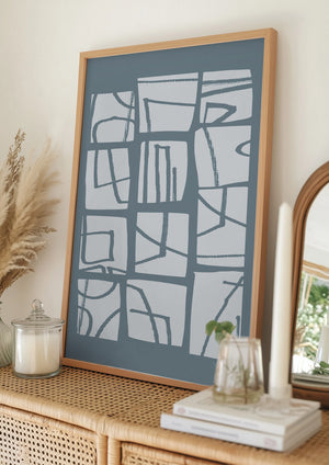 Tablou înramat „Shapes and Lines” de Dan Hobday
