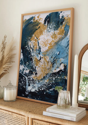 Tablou înramat „Golden Sea” de Dan Hobday