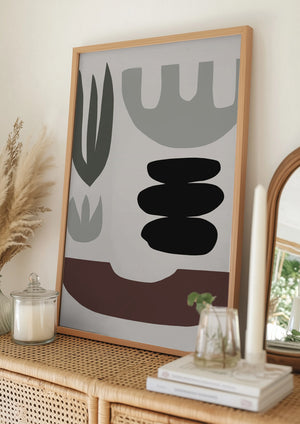 Tablou înramat „Shapes” de Dan Hobday